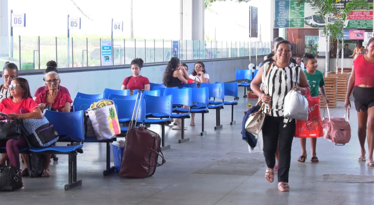 Muita gente aproveitou para pegar a estrada no feriado prolongado
