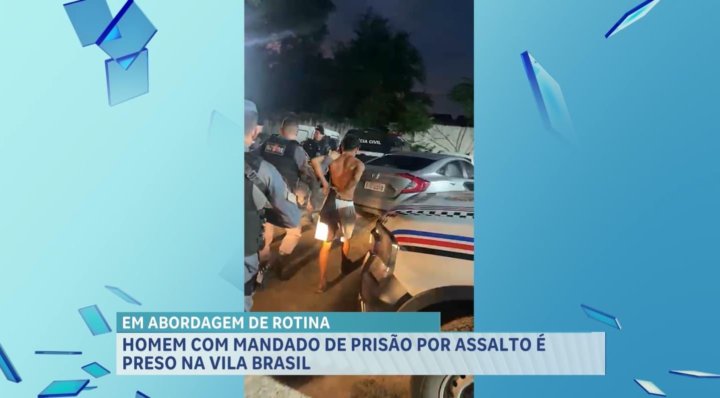Foragido da Justiça por assalto a veículo é capturado no bairro Vila Brasil