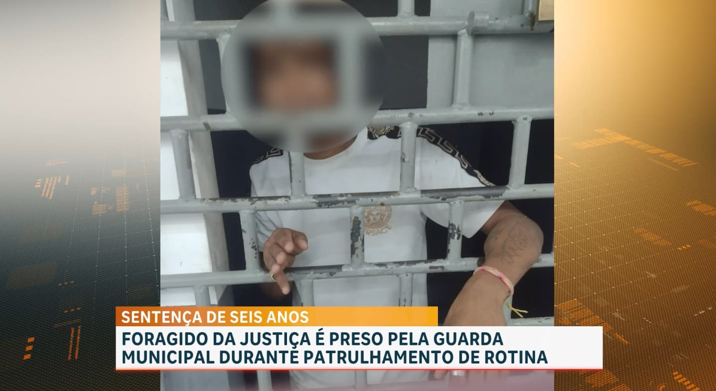 Foragido da Justiça é capturado pela Guarda Municipal no Centro Histórico de São Luís