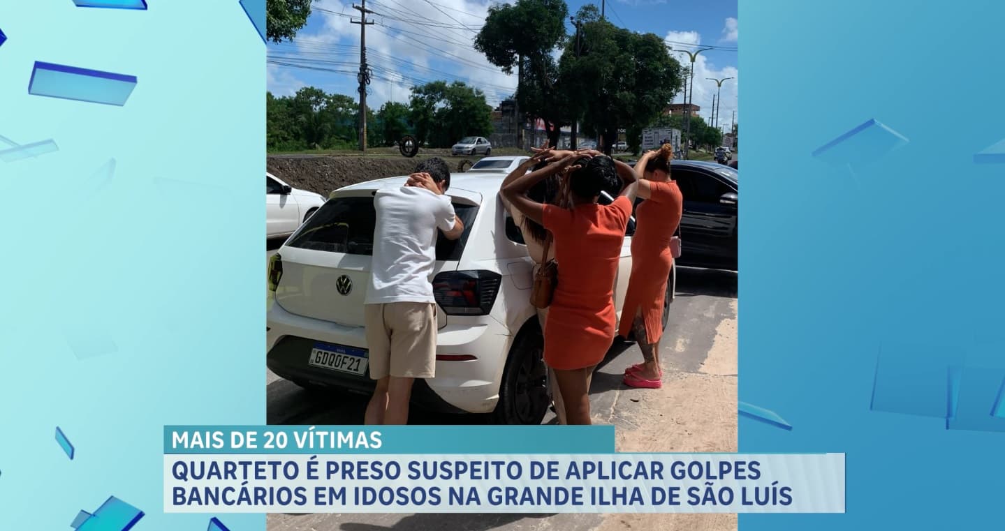 Presos suspeitos de aplicar golpes bancárias em idosos após sacarem benefícios em SL