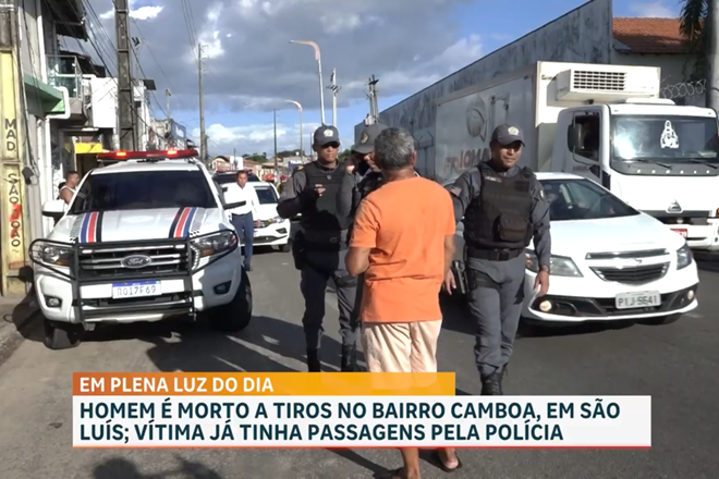 Homem é assassinado com cinco tiros no bairro Camboa