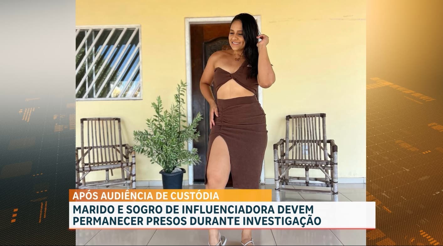 Justiça decide pela permanência da prisão de sogro e marido de influencer morta
