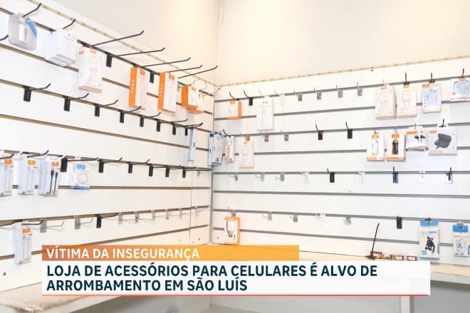 Loja de acessórios para celulares é alvo de arrombamento e furto no Cantinho do Céu