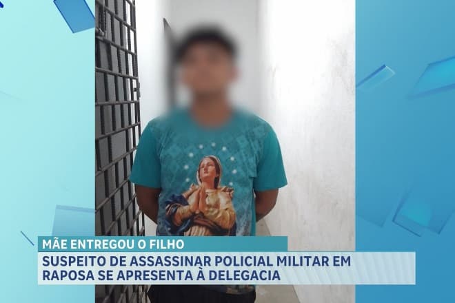 Suspeito de matar PM reformado na Raposa se entrega à polícia