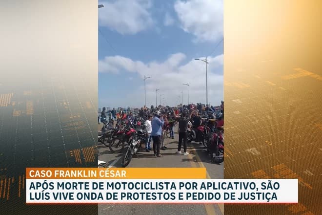 São Luís vive onda de protestos e pedidos de segurança após morte de motociclista por App