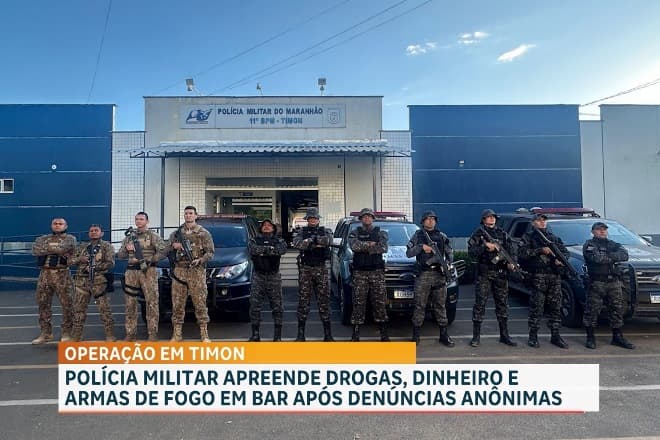 Operação combate tráfico de drogas em Timon, no interior do MA