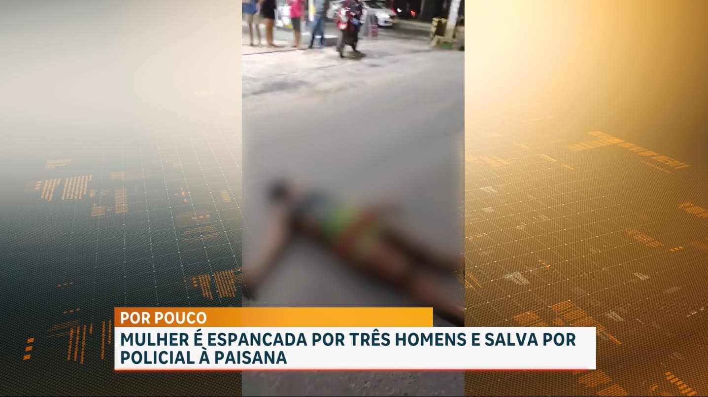 Mulher agredida é salva por policial à paisana na Av. João Pessoa, em São Luís