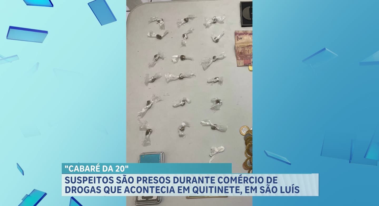 PM conduz suspeitos de tráfico de drogas no Cohatrac, em São Luís