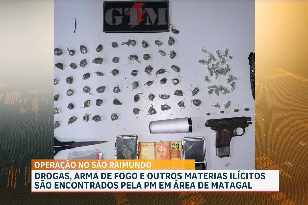 Polícia Militar apreende armas e drogas no bairro São Raimundo, em São Luís