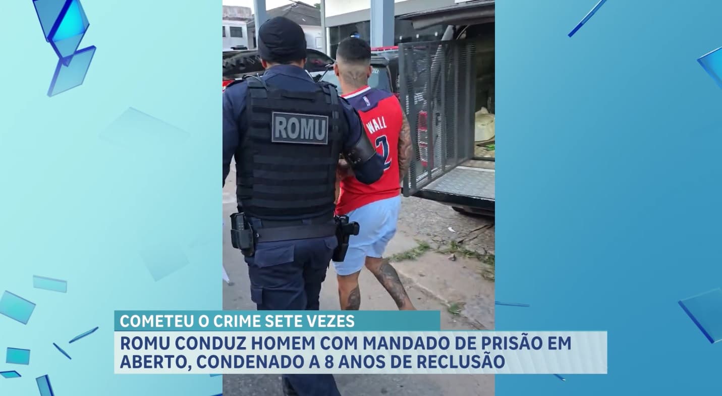 ROMU conduz foragido da Justiça por roubo qualificado em São Luís