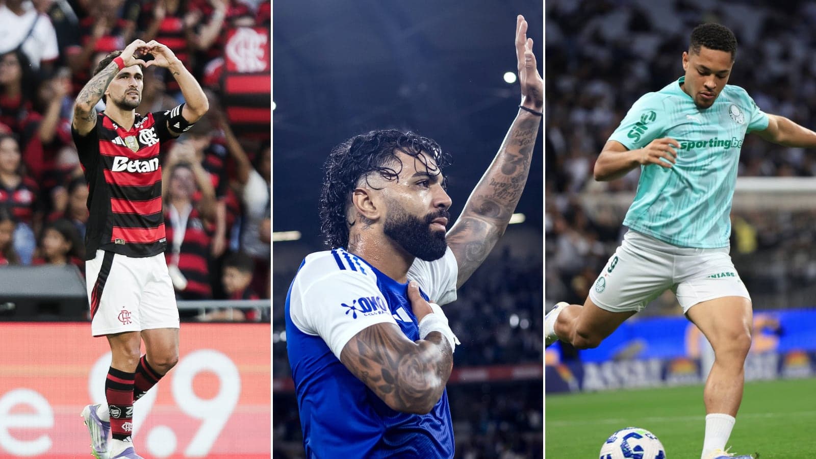 Palmeiras tropeça, Cruzeiro assume vice e Flamengo mantém liderança