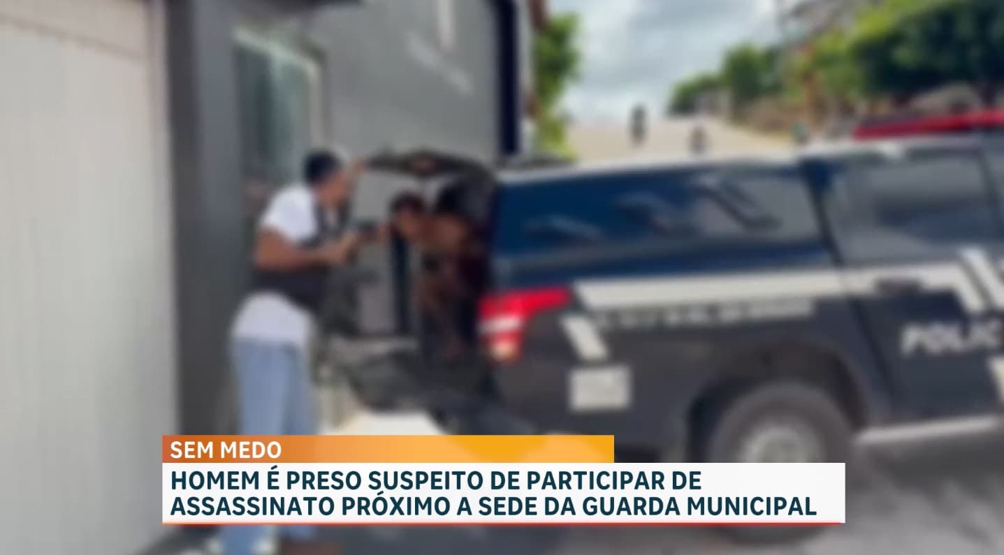 PM conduz homem suspeito de homicídio no município de Santana do Maranhão