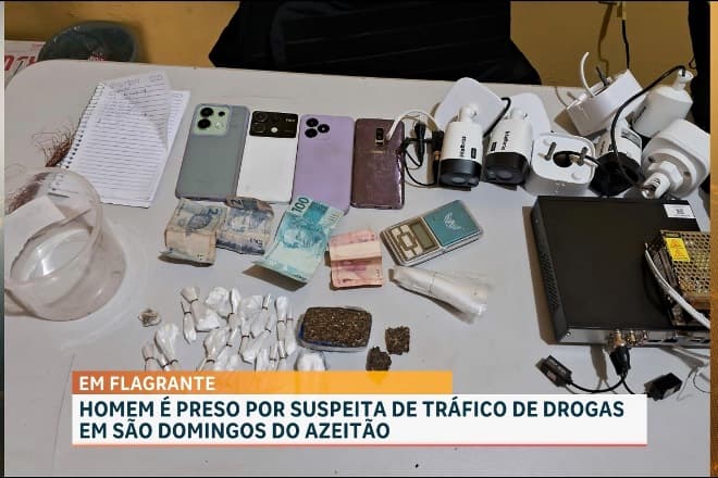 São Domingos do Azeitão: homem é suspeito de tráfico de drogas