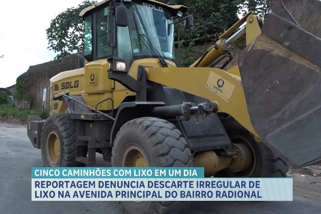 Descarte irregular de lixo no Radional mobiliza limpeza em São Luís