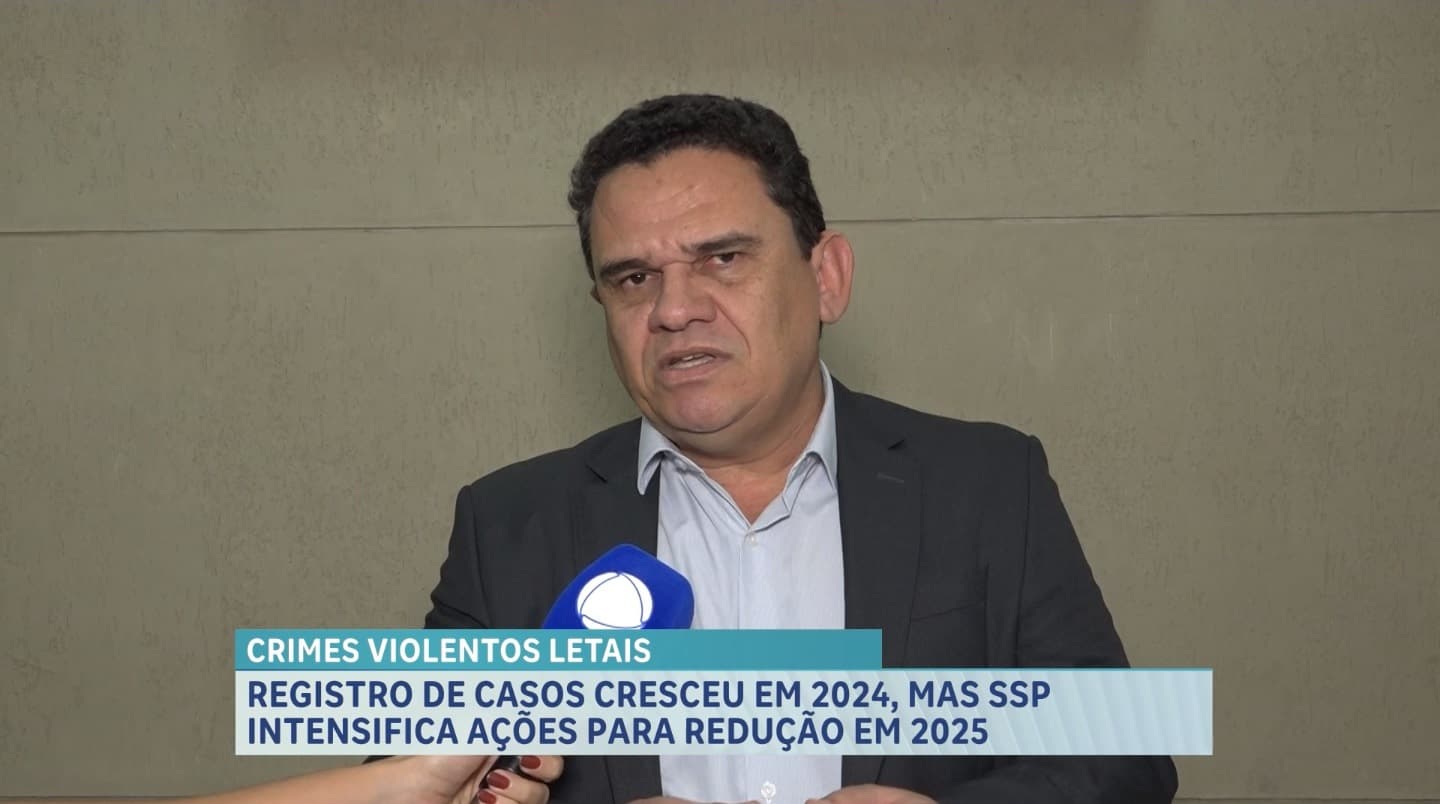 Registro de crimes violentos cresceu em 2024; SSP intensifica ações para redução em 2025