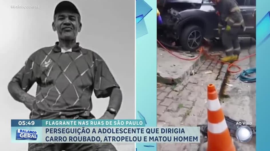 Adolescente é apreendido após matar homem durante perseguição policial