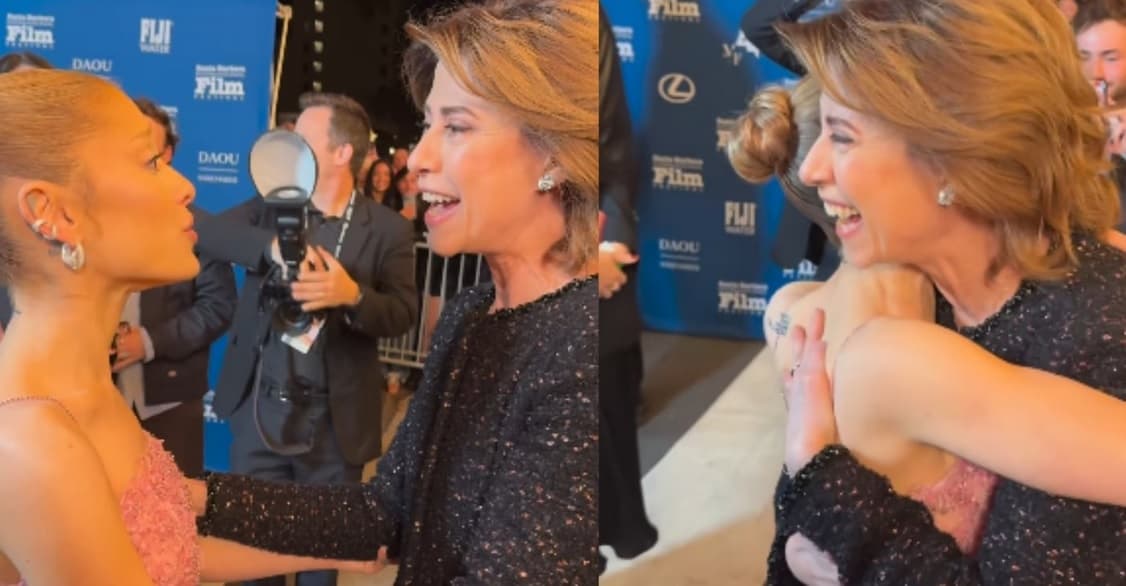 Abraços e mais: saiba como foi encontro entre Fernanda Torres e Ariana Grande