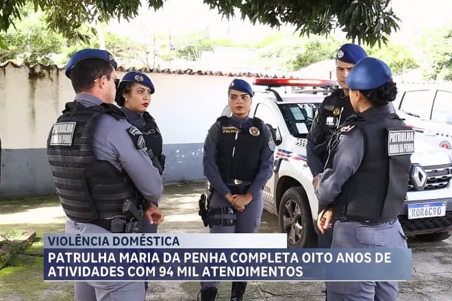 Patrulha Maria da Penha completa 8 anos de atividades com 94 mil atendimentos