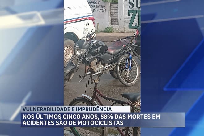 Nos últimos cinco anos, 58% das mortes em acidentes são de motociclistas, aponta DETRAN-MA
