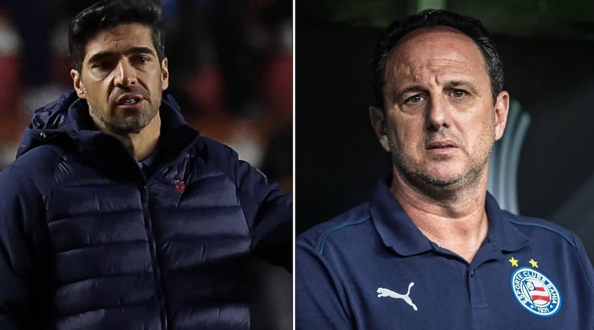 Invictos na Libertadores, Abel e Ceni falam de foco e cautela antes de jogo pelo Brasileirão