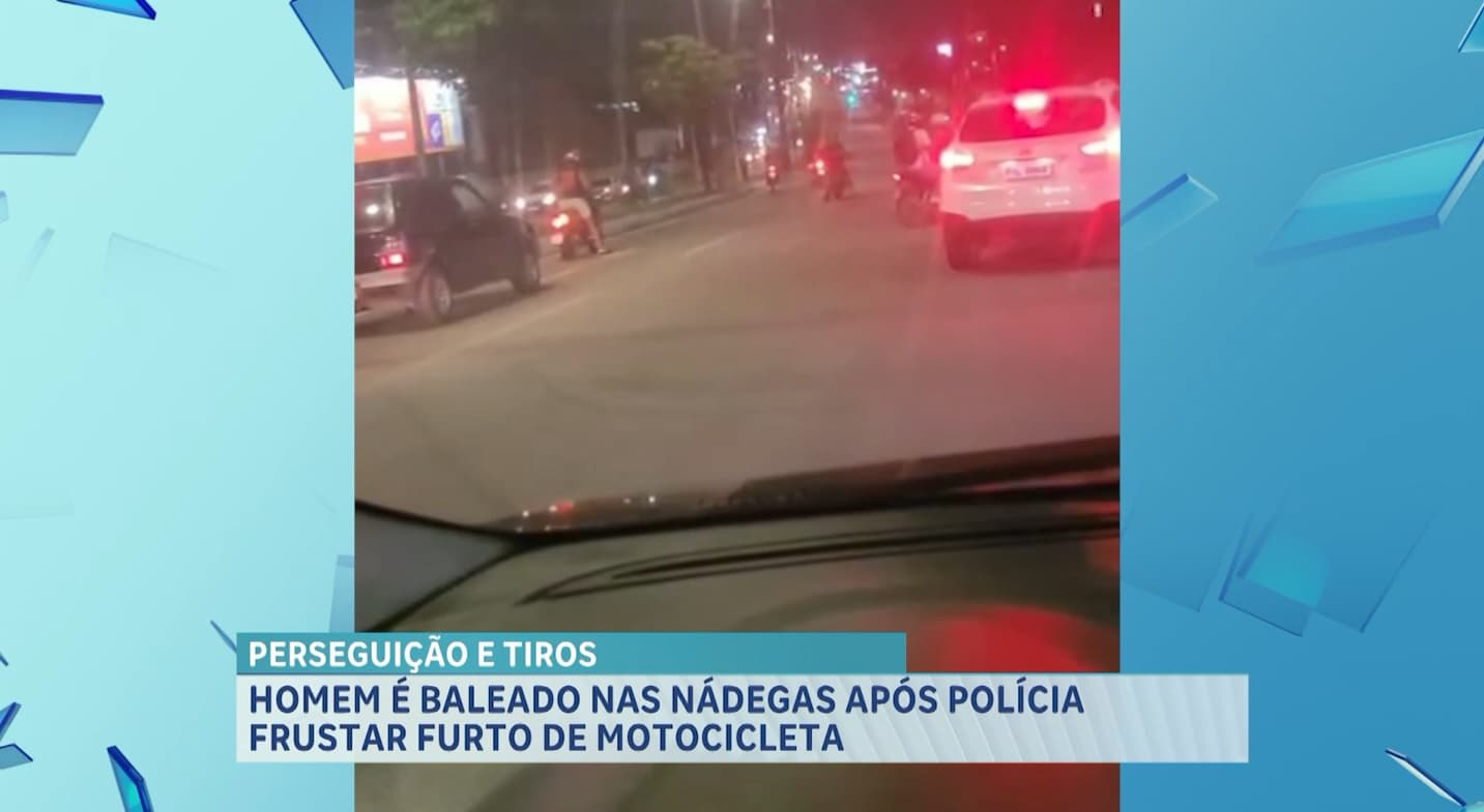 Furto de moto termina com suspeito baleado e preso na região da Cohama