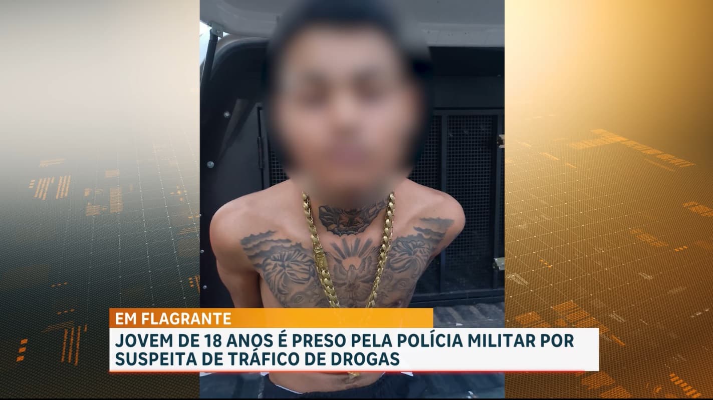 Jovem é preso por suspeita de tráfico de drogas na Vila Embratel, em São Luís