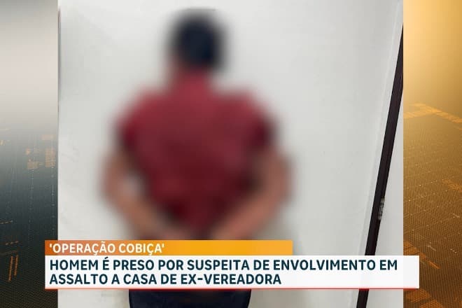 Polícia prende investigado por assaltar residência de ex-vereadora em Caxias