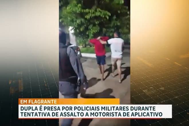 Dupla é presa após tentativa de assalto a motorista de aplicativo em São Luís