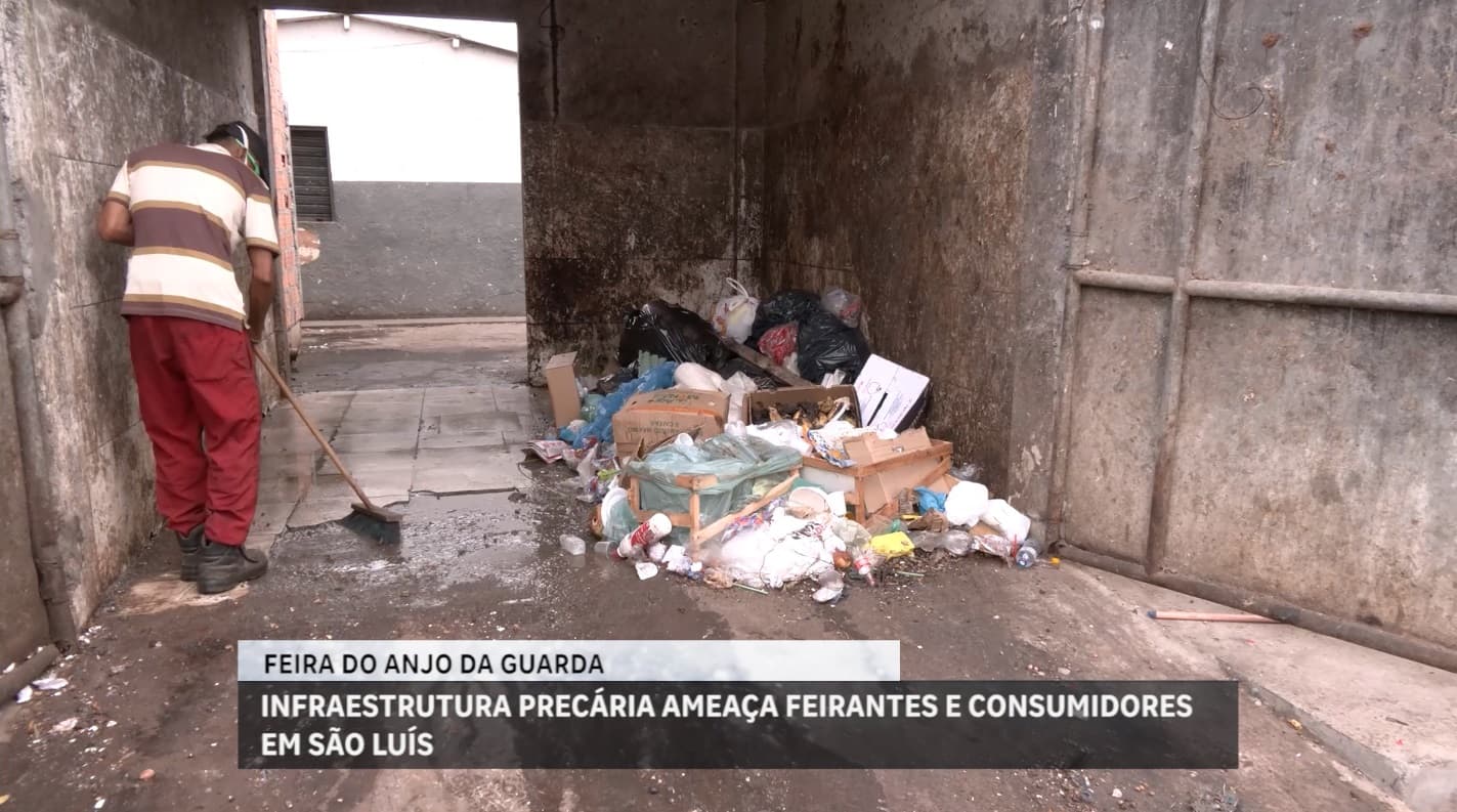 Dia de Feira: infraestrutura precária ameaça feirantes e consumidores do Anjo da Guarda, em São Luís