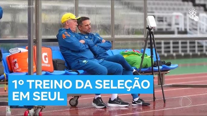Seleção Brasileira faz primeiro treino em Seul antes de enfrentar a Coreia do Sul