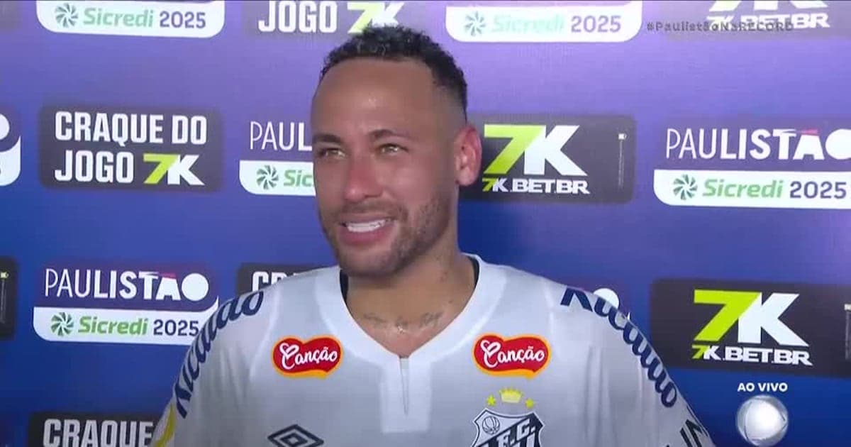 Neymar lamenta empate na estreia e pede paciência: ‘Ainda não estou 100%’