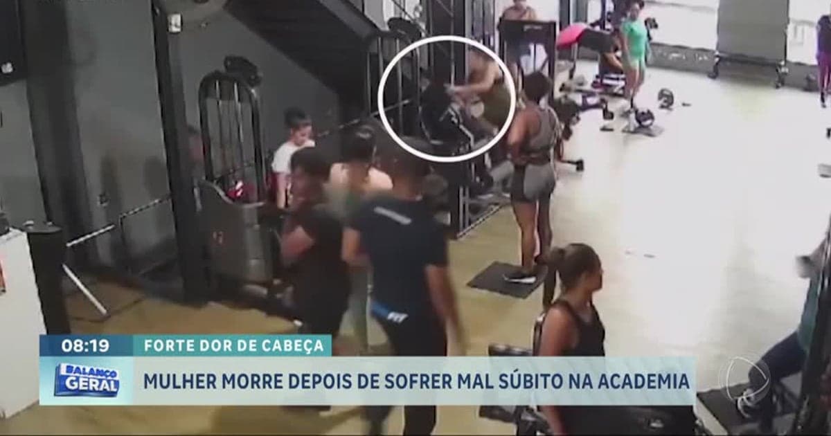 Mulher morre após sofrer mal súbito em academia