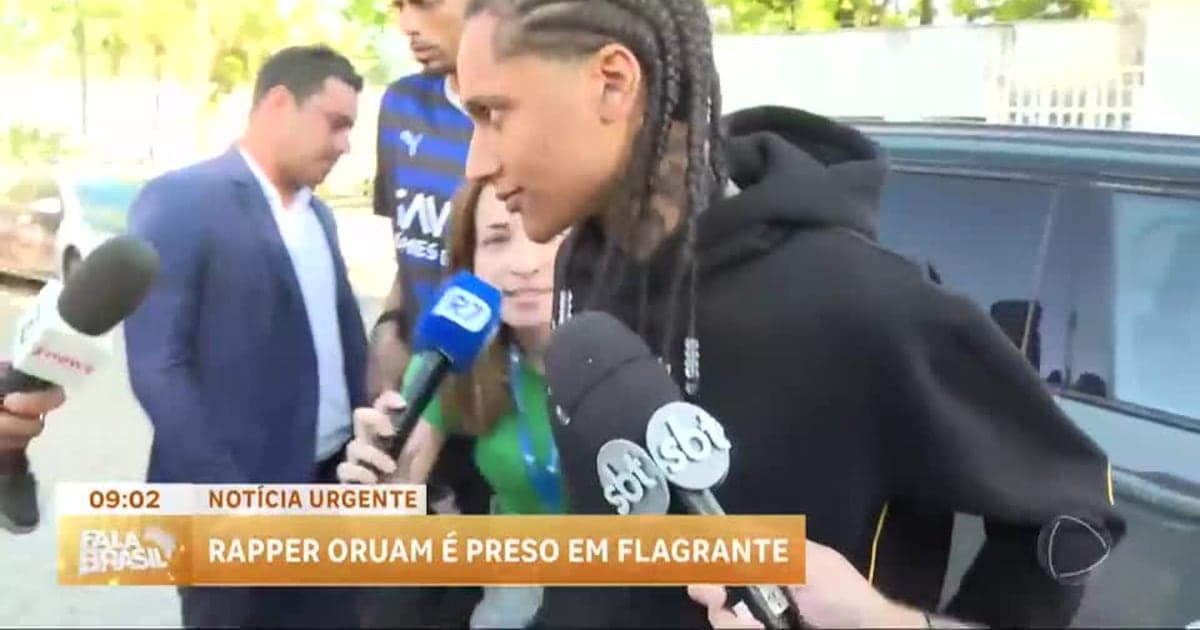 Rapper Oruam é preso após polícia achar foragido da Justiça na casa dele