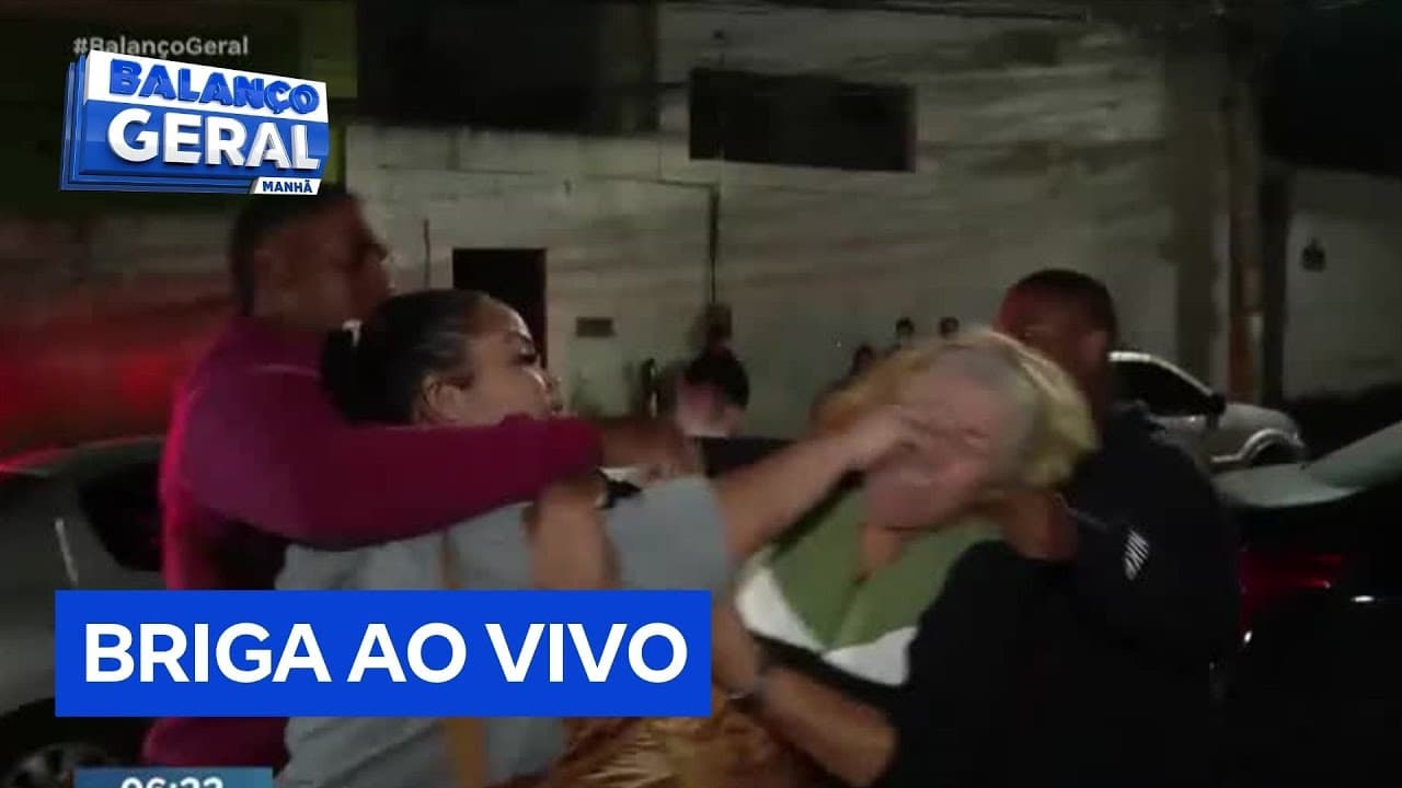 Mulheres brigam ao vivo enquanto tentavam explicar confusão entre famílias