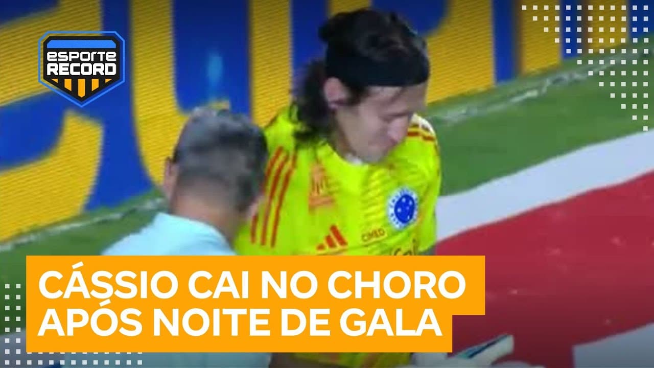 Choro de Cássio ao fim de Cruzeiro 1 x 0 Vasco é destaque na imprensa esportiva