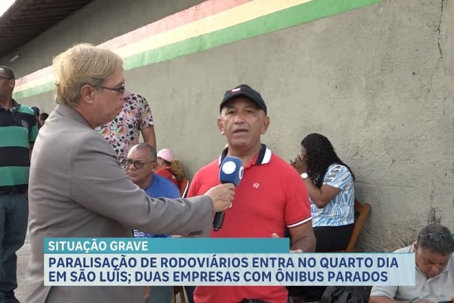 Paralisação dos rodoviários chega ao quarto dia, em São Luís; duas empresas estão com ônibus parados