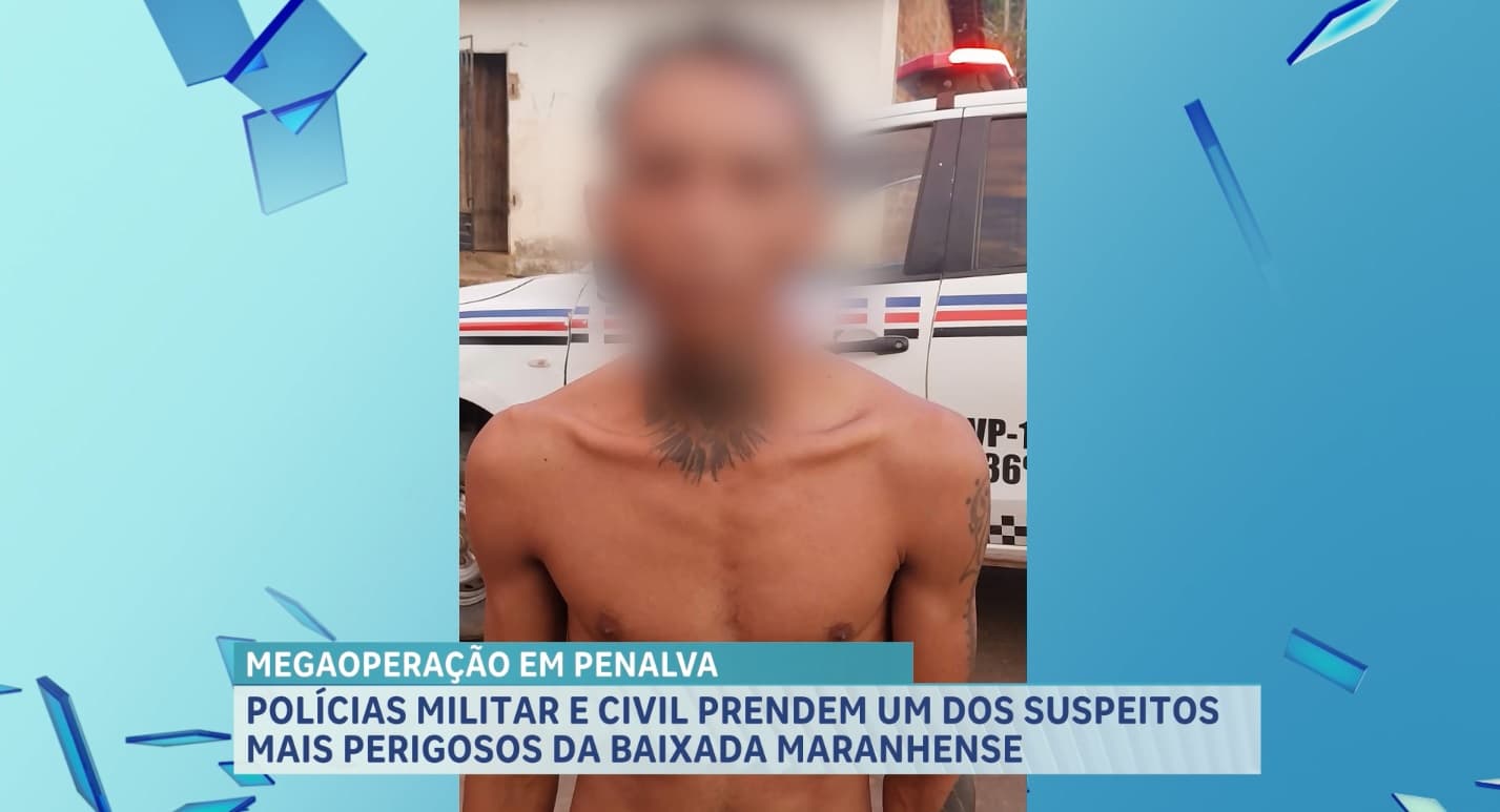 Preso suspeito de liderar grupo criminoso em Penalva