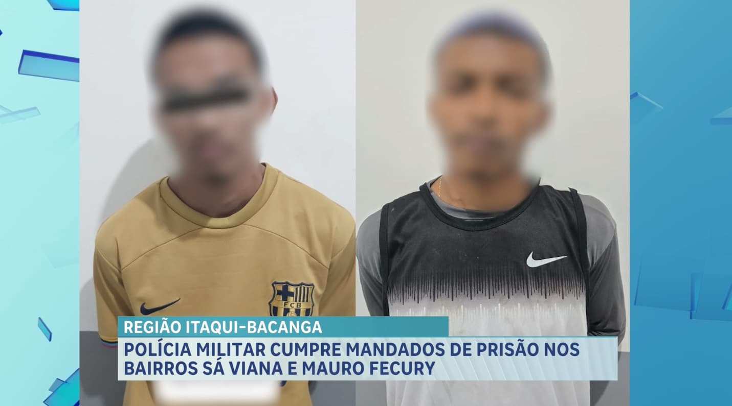 Polícia Militar prende dois homens suspeitos de praticar roubo qualificado, em São Luís