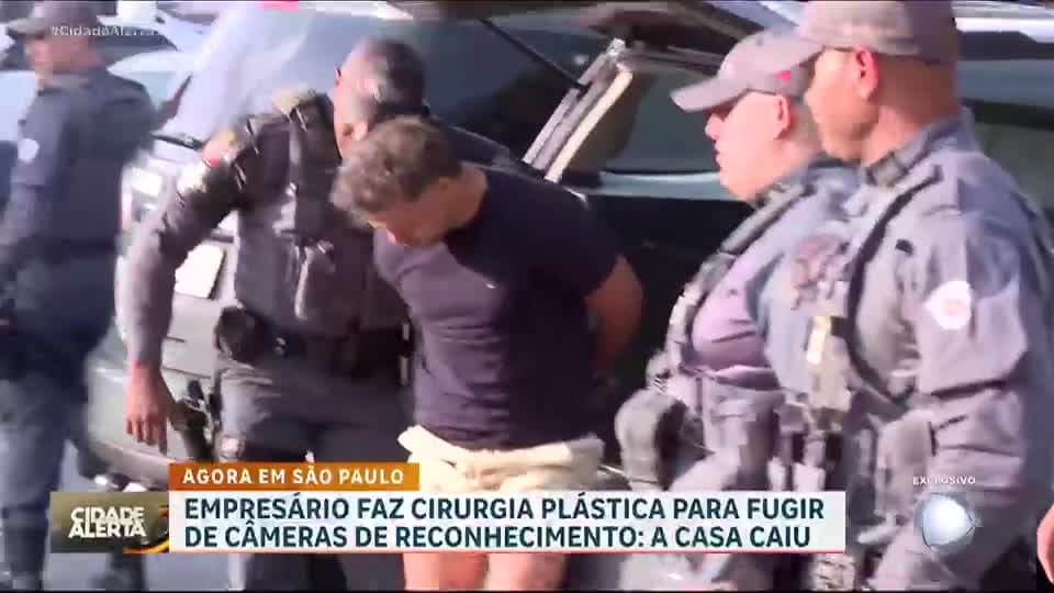 Foragido da Justiça que realizou cirurgias plásticas para despistar a polícia é preso em São Paulo