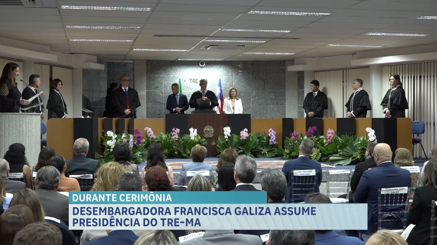 Francisca Galiza assume presidência do TRE-MA em cerimônia em São Luís