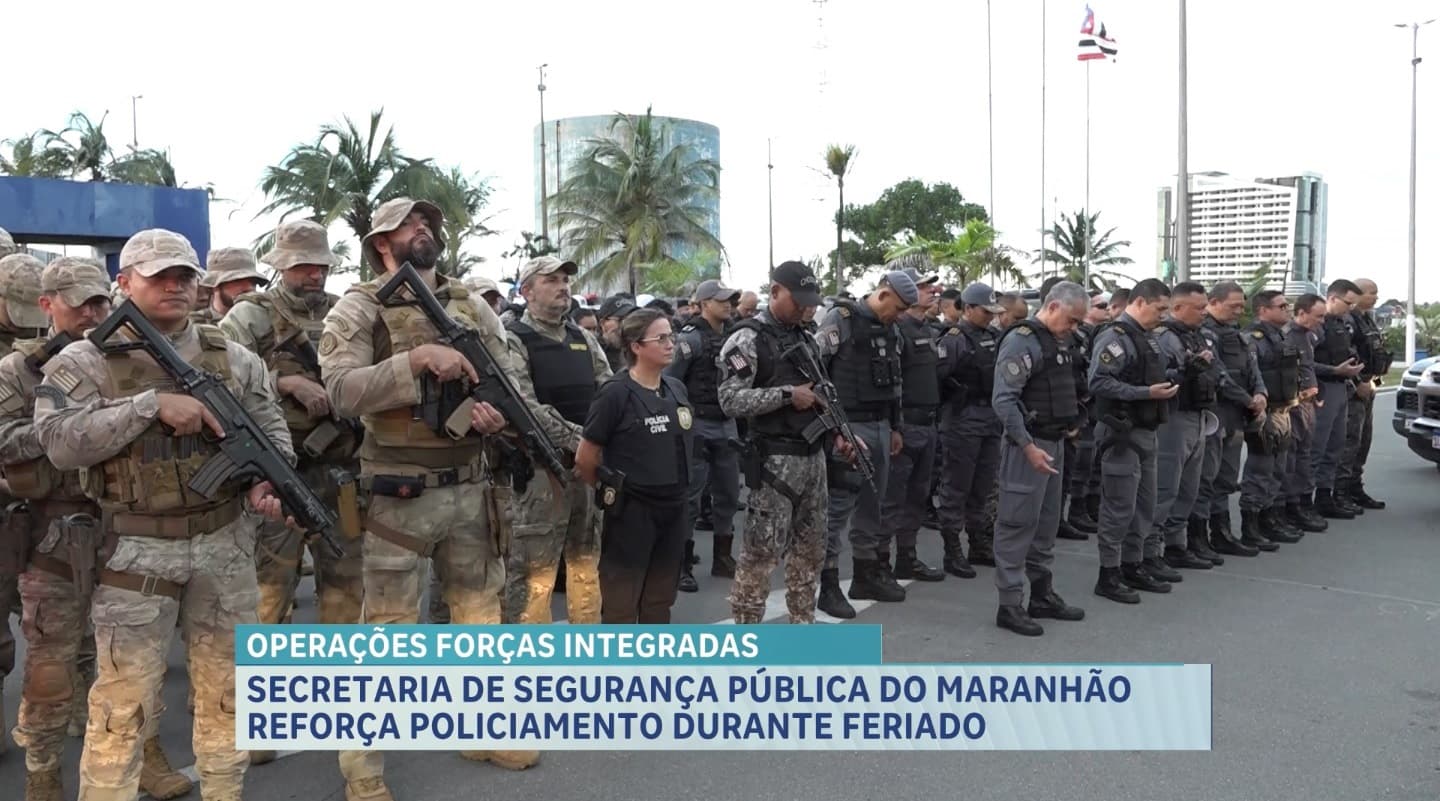 Operação mobiliza mais de 500 agentes contra o crime organizado na Grande São Luís