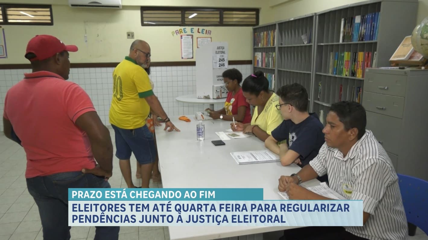 Prazo está chegando ao fim: eleitores têm até quarta para regularizar pendências