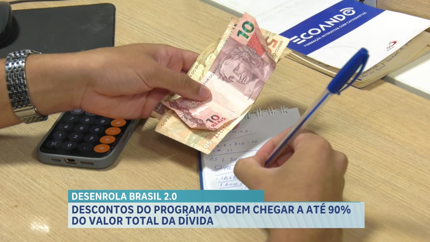 Desenrola Brasil 2.0 oferece descontos de até 90% para renegociação de dívidas
