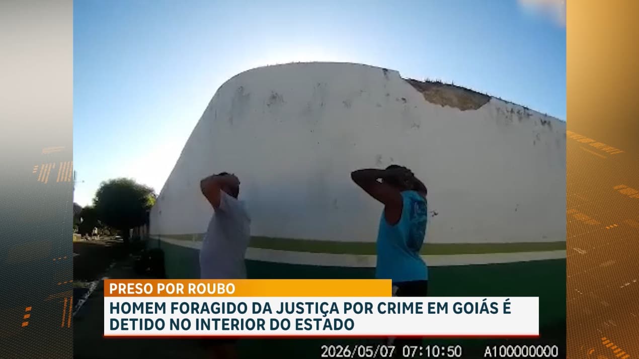 Homem foragido da justiça por crime em Goiás é preso no interior do estado