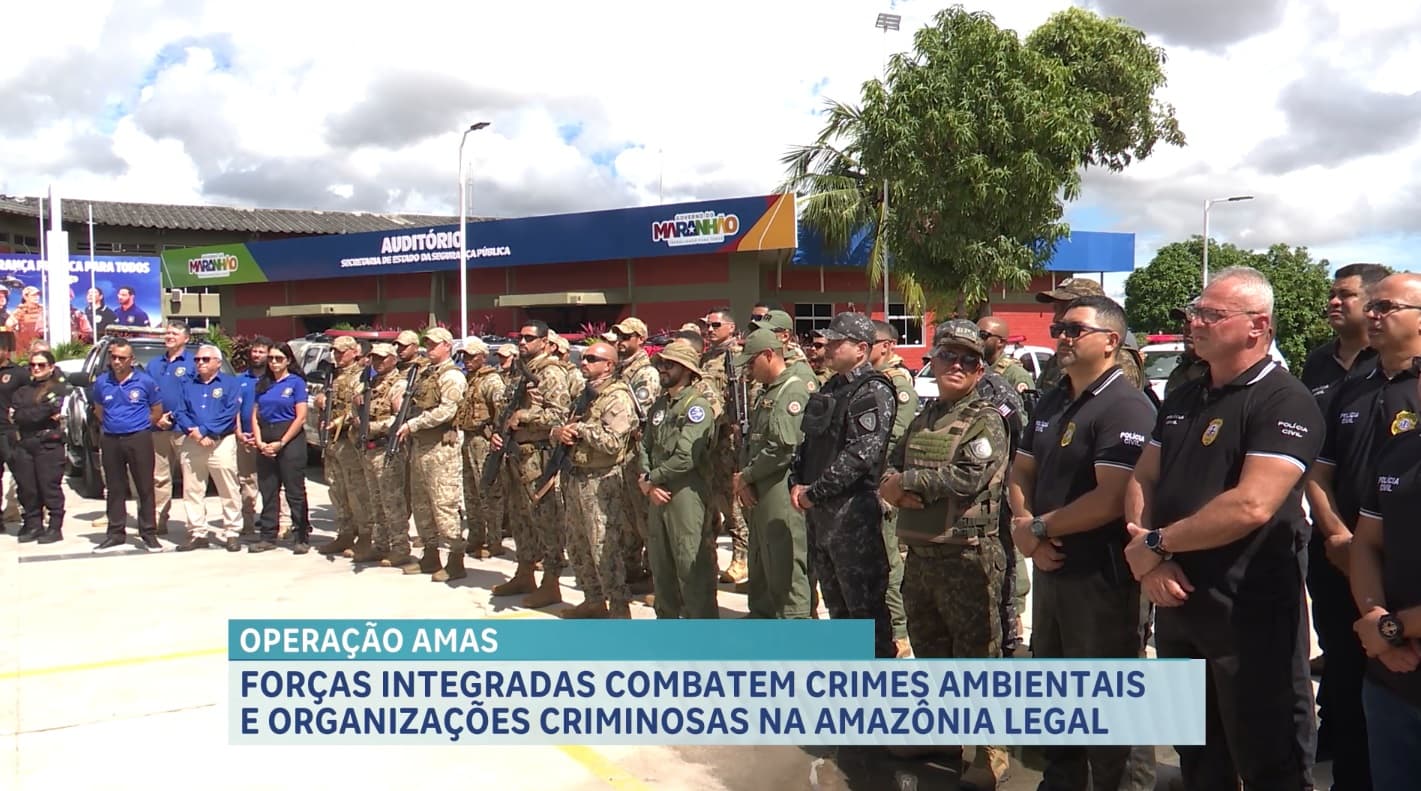 Operação Amazônia Legal mobiliza forças de segurança para combater crimes ambientais no Maranhão