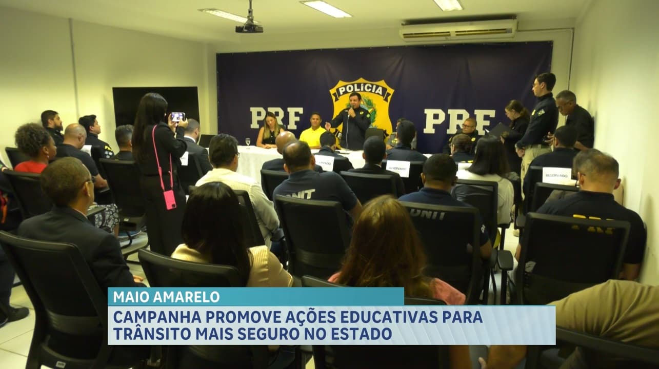 Campanha Maio Amarelo promove ações educativas para um trânsito mais seguro no estado