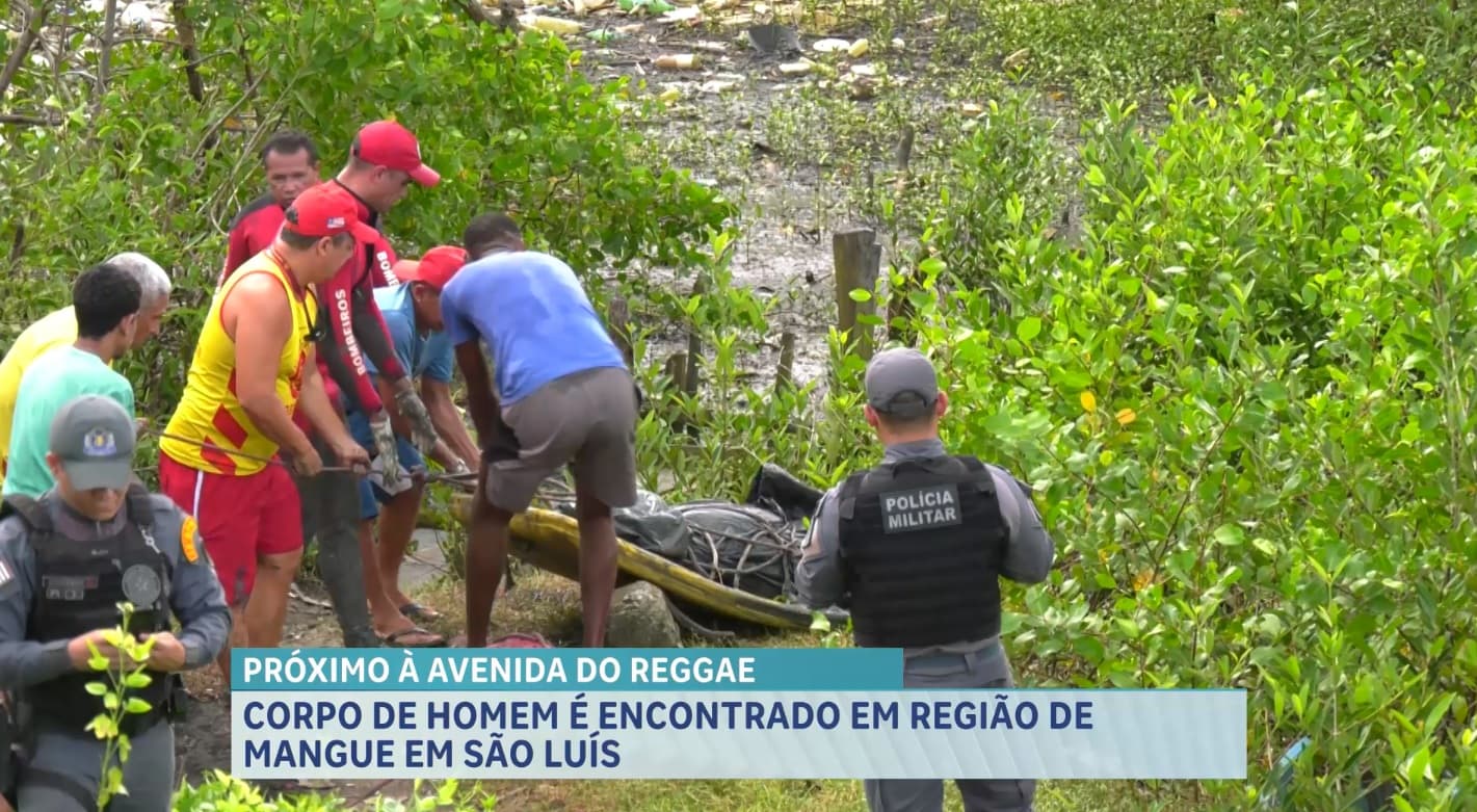 Corpo é encontrado em área de mangue na Avenida do Reggae, em São Luís