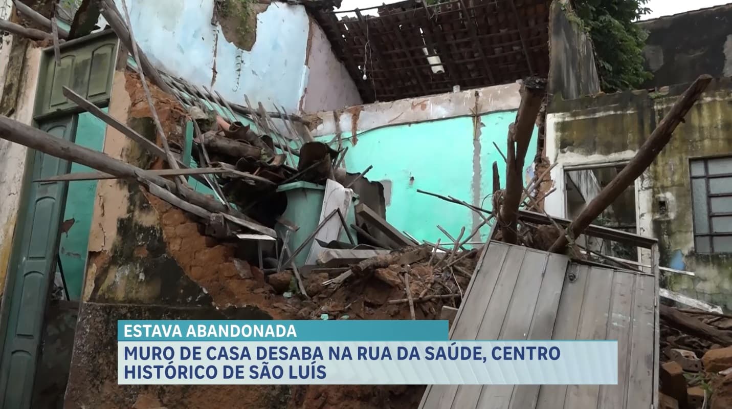 Desabamento de casarões no Centro Histórico reacende debate sobre abandono do patrimônio em São Luís