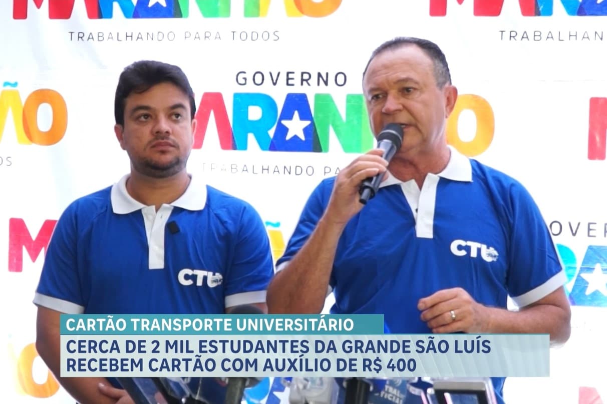 Governo entrega Cartão Transporte Universitário a mais de 2 mil estudantes