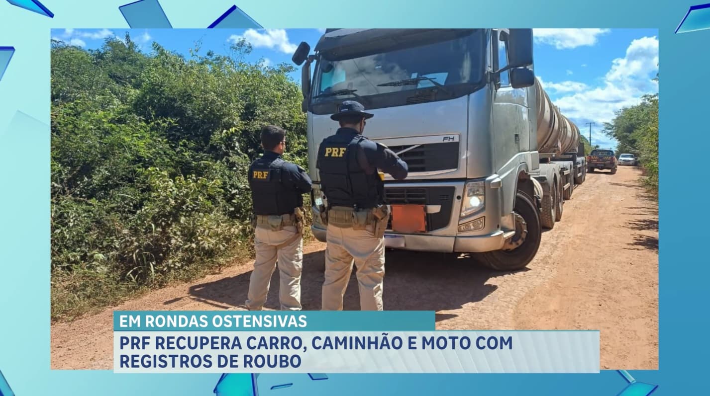 PRF recupera três veículos roubados durante ações em rodovias do Maranhão